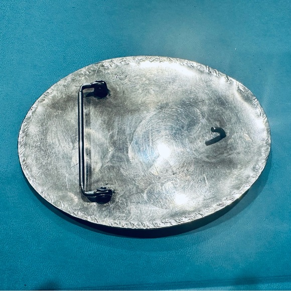 Vintage Buffalo Nickel Turquoise Belt Buckle
